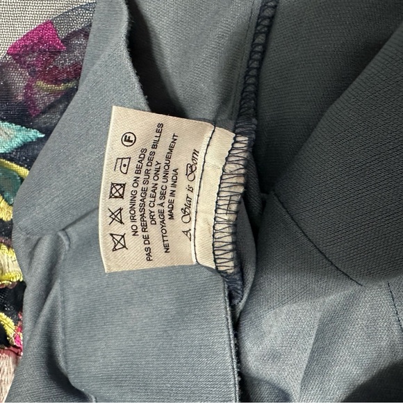 A Star Is Born Embellished Deep Plunge Maxi Dress, Size 10 - Picture 8 of 9